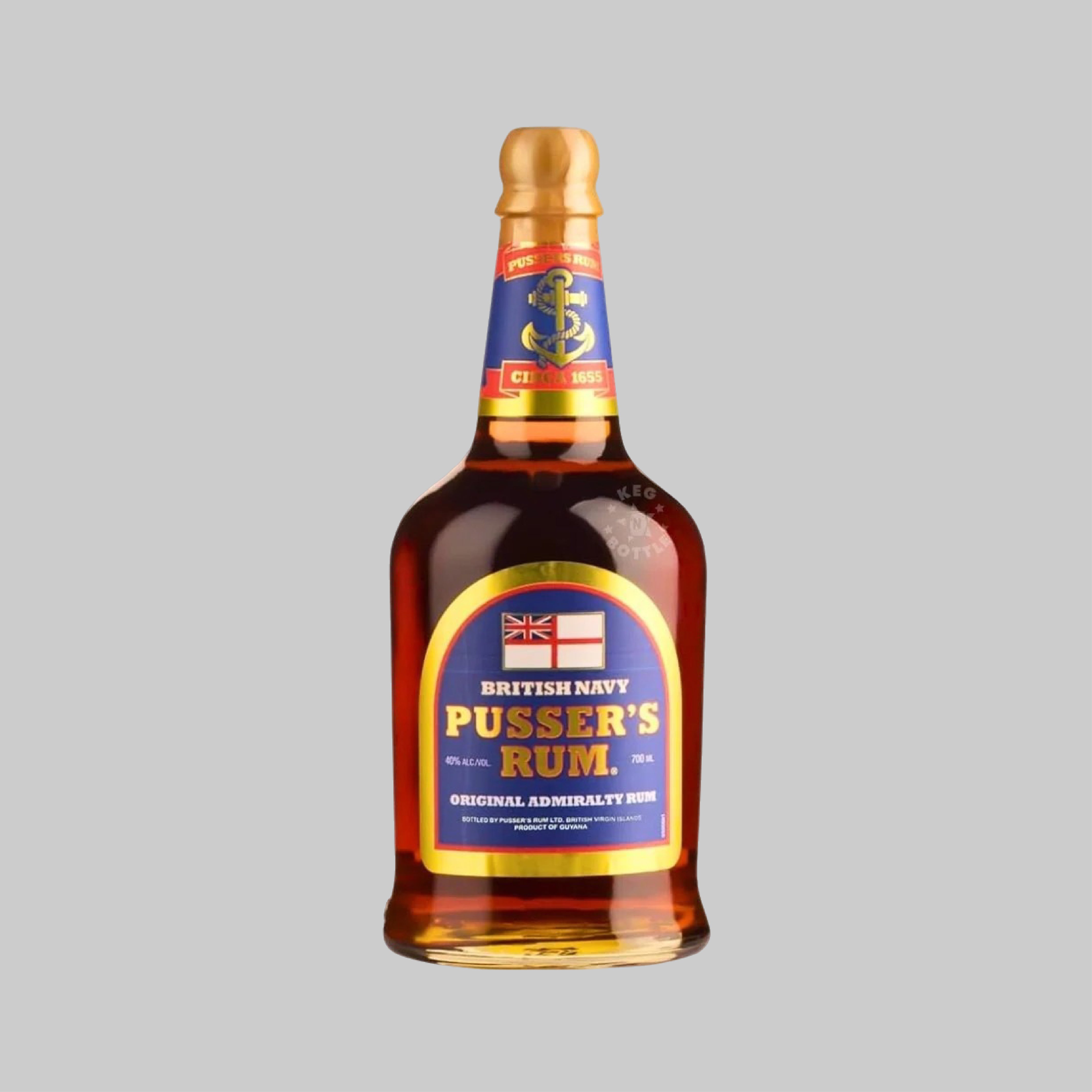 Pusser's Blue Label British Navy Rum 700ml 40.0% | TIME2DRINK